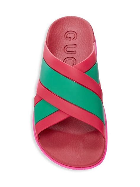 gucci case red green|Gucci red and green slides.